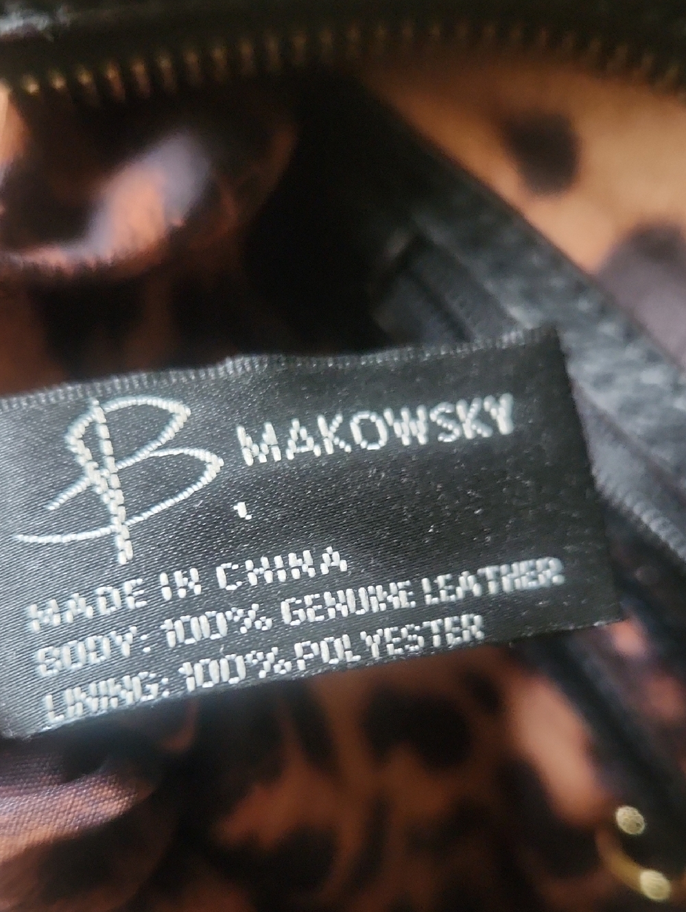 B.Makowsky Leather Purse - Picture 6 of 8